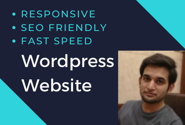 I will create responsive and SEO friendly wordpress website