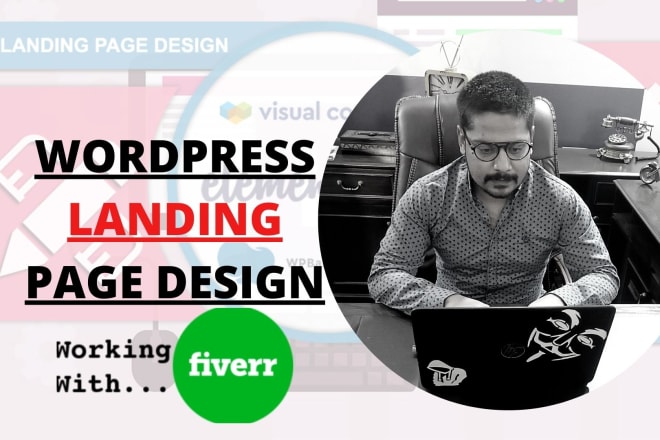 I will create responsive wordpress landing page design