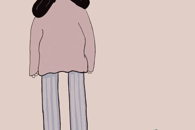 I will create unique man or woman character illustration