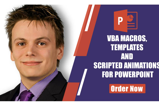I will create vba macros, templates and scripted animations for powerpoint