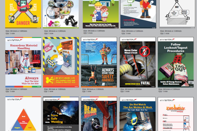 I will create wonderful safety posters and signage designs