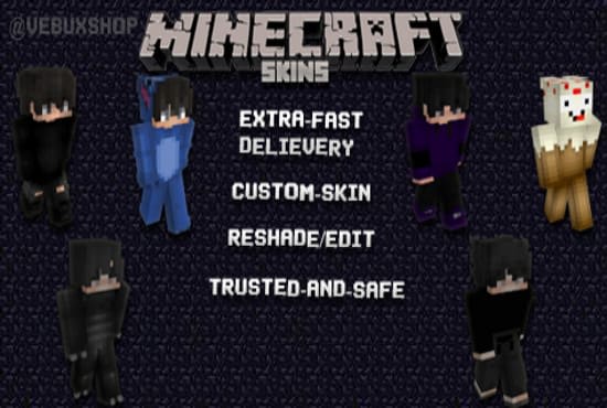 I will create you a custom minecraft skin