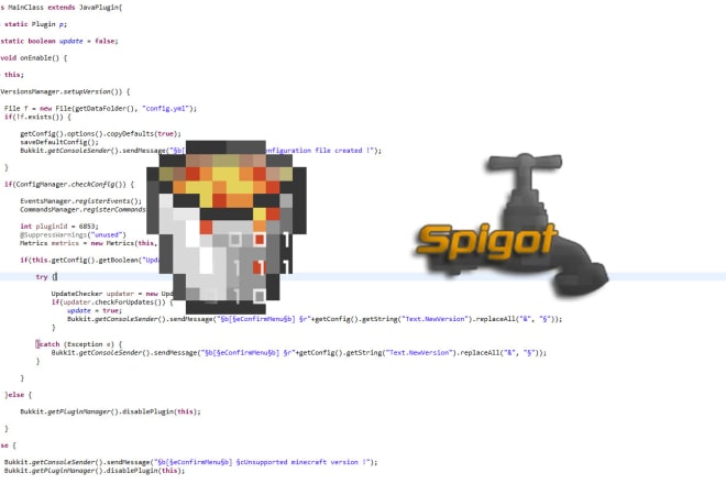 I will create your custom minecraft plugin with bukkit or spigot