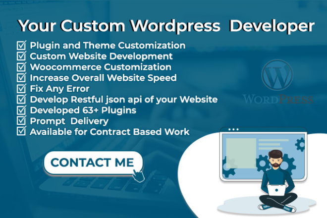 I will customize, modify and revamp your wordpress website