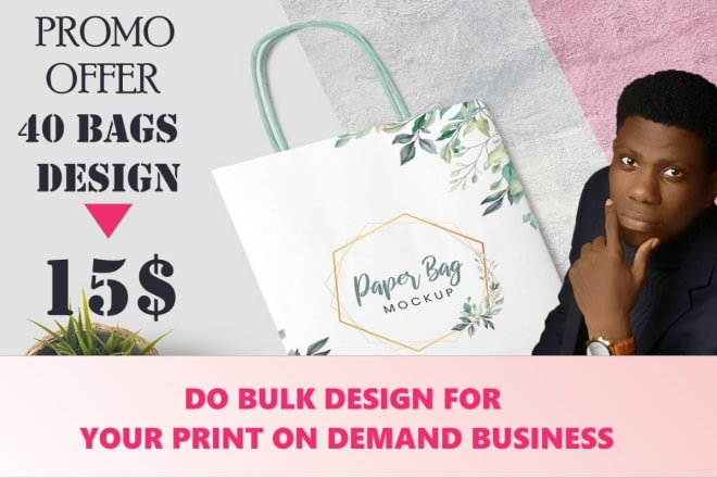 I will deliver 40 design bundles for print on demand