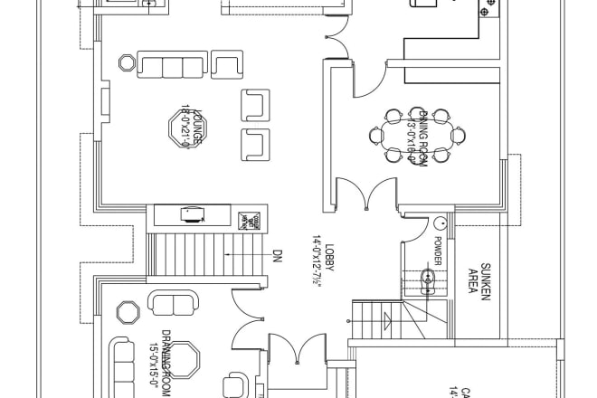 I will design 2d floor plan of your project