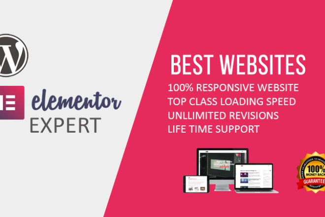 I will design a rocking elementor pro website