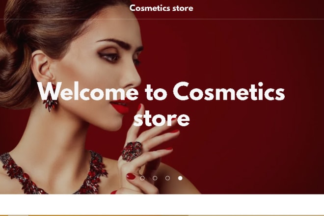 I will design a stunning godaddy website or ecommerce store