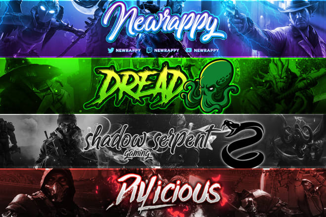I will design a youtube banner for you