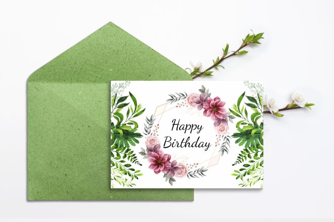 I will design amazing birthday card