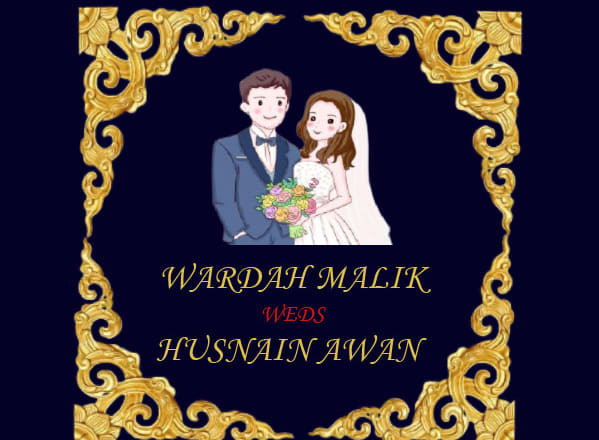 I will design amazing greeting,birthday and wedding invitation card