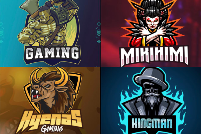 I will design an amazing pro gamer logo