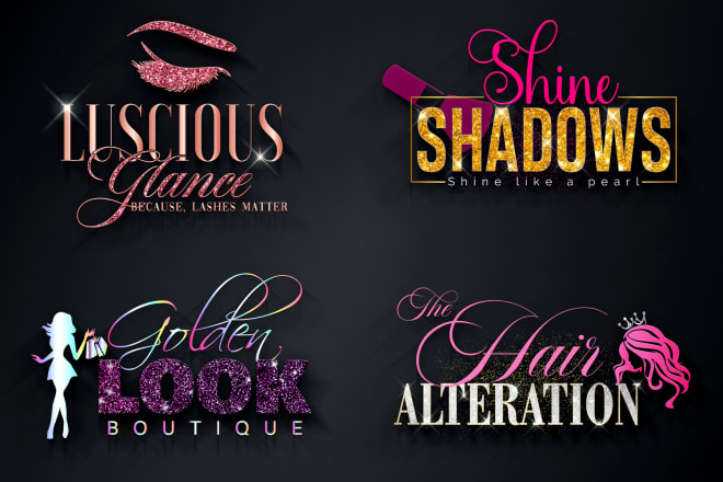 I will design an elegant, modern feminine signature logo