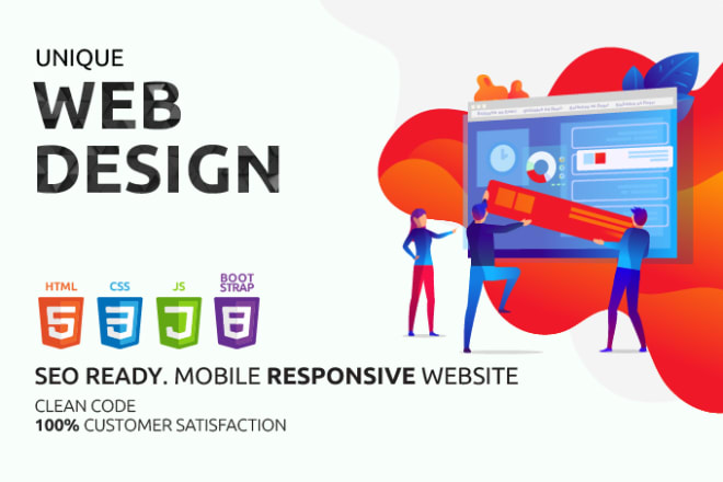 I will design and develop a responsive modern website
