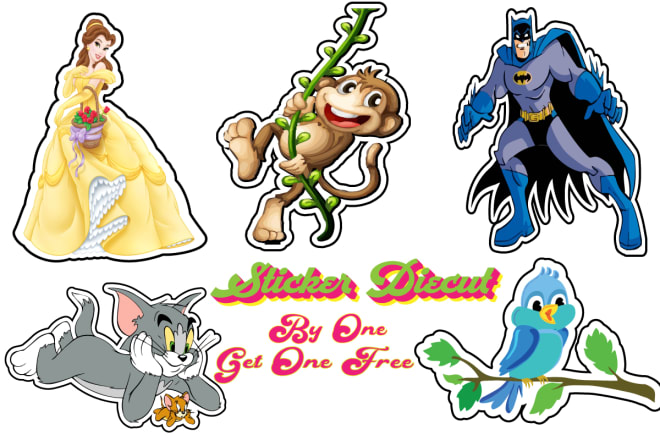 I will design awesome custom sticker die cut