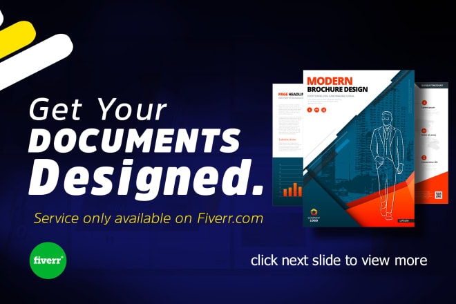 I will design brochure and presentation PDF, ebook, lead magnet
