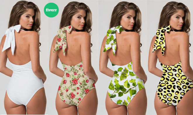 I will design clothes,merchandise mockup recolor and change pattern