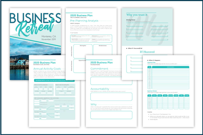 I will design cooperate calendar, planner, journal, checklist, pdfs