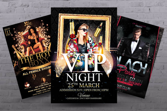 I will design creative and modern flyer