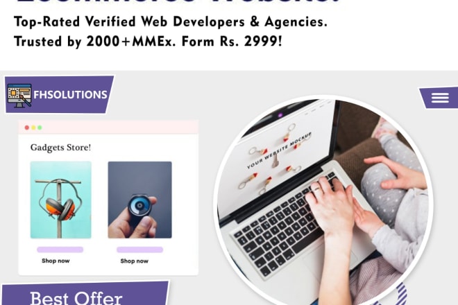 I will design creative unique dynamic website