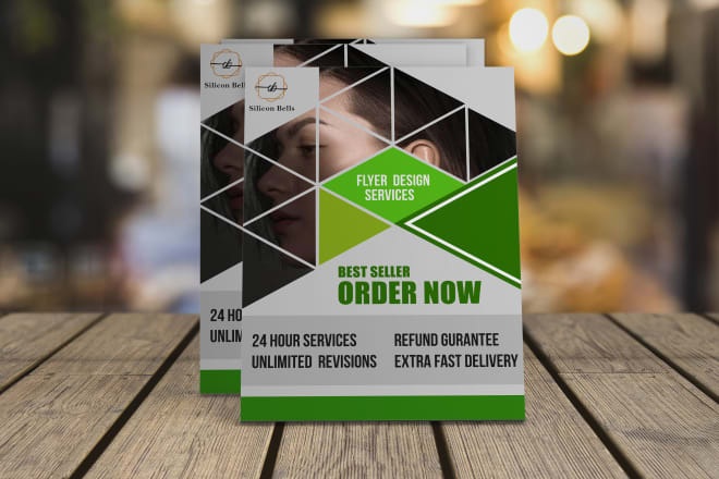 I will design flyer, bi fold, tri fold, postcard, brochure for you
