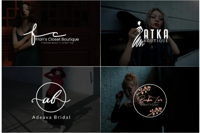 I will design logo for jewelry apparel fashion clothing brand, business, store, website