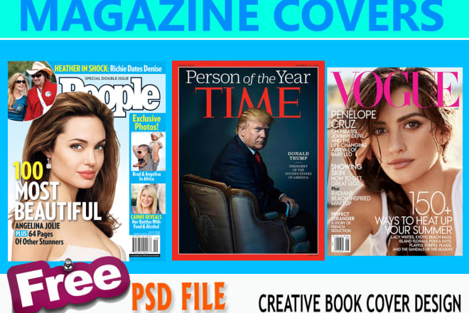 I will design magazine album and ebook covers