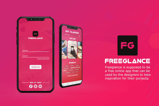 I will design mobile app ui ux design in adobe xd