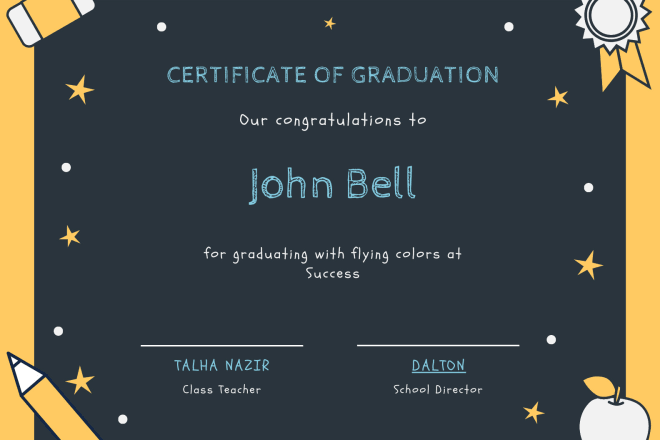I will design modern and creative certificate template