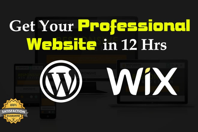 I will design or redesign your wordpress, wix, weebly websites