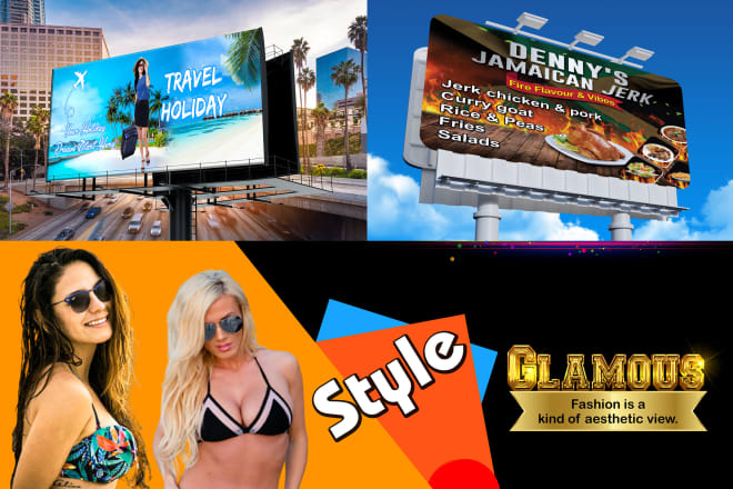 I will design printable billboard,banner,roll ups,signage,flyer,poster