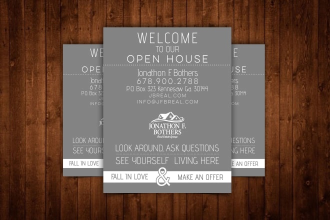 I will design professional real estate flyer