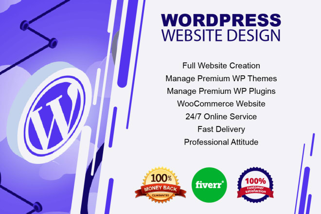 I will design, redesign, rebuild or customize wordpress website