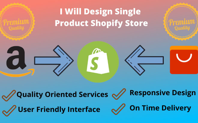 I will design shopify print on demand printful ecommerce store