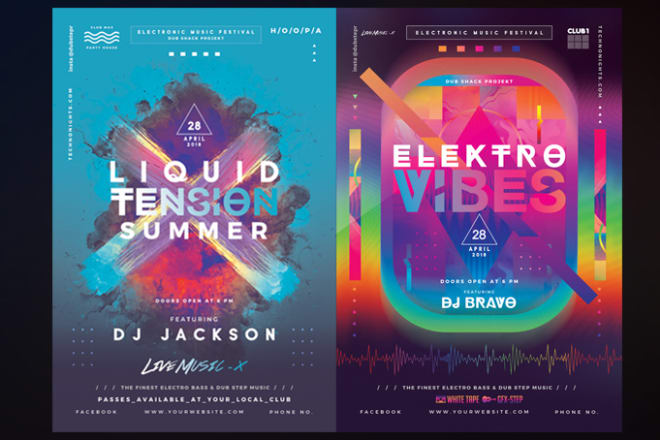 I will design some kickass party flyers