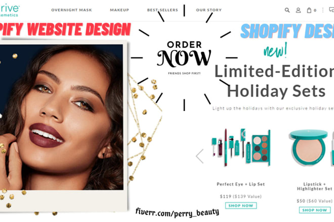 I will design stunning and attractive shopify website design