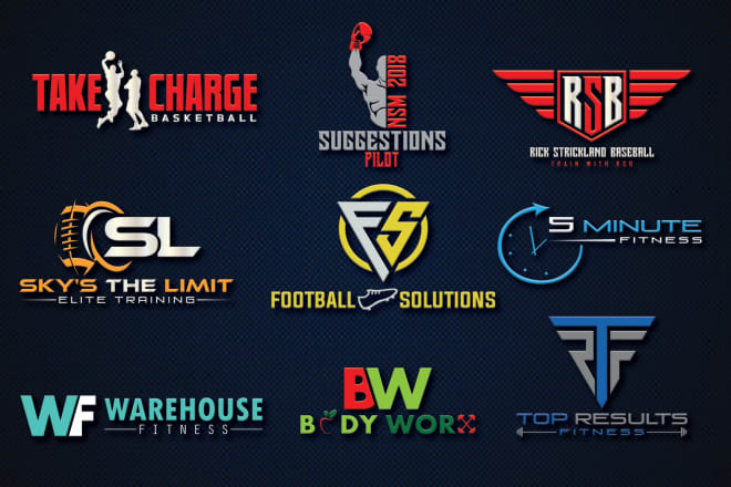 I will design stunning gym, sports,fitness and business logo
