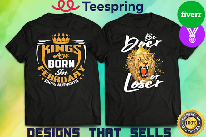 I will design trendy and creative t shirt for teespring