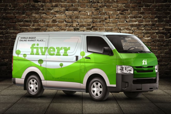 I will design van wrapping stickers