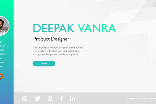 I will design website user interface