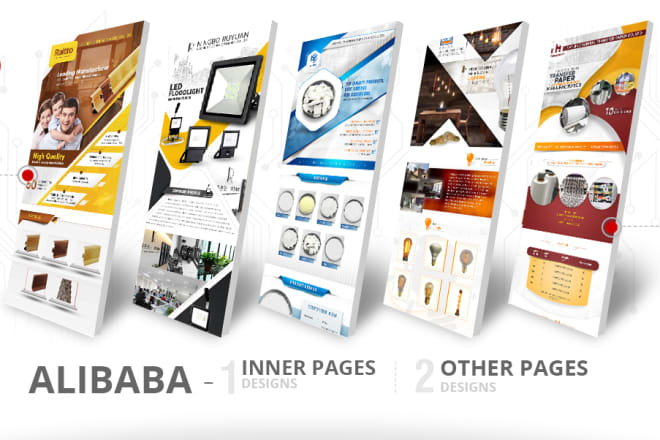 I will design your alibaba storefront mini site