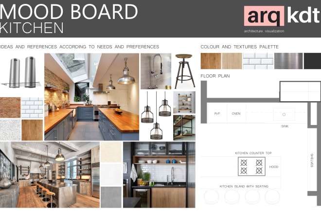 I will design your architecture or design mood board