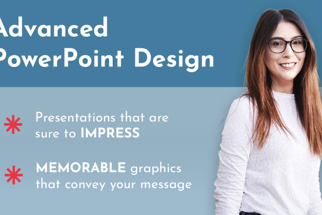 I will design your powerpoint presentation