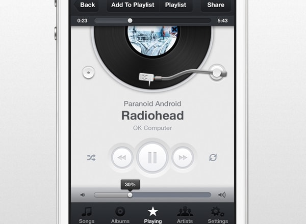 I will develop a stunning music app, radio app, spotify app