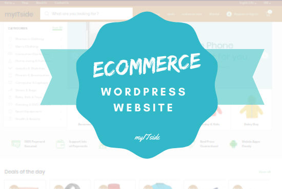 I will develop a wordpress ecommerce website