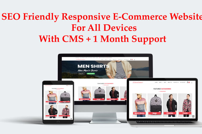 I will develop SEO friendly e commerce wordpress website