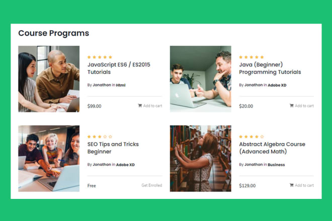 I will develop wordpress lms website with tutor lms pro activation