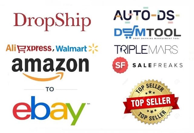 I will do amazon aliexpress walmart ebay shopify dropshipping listing