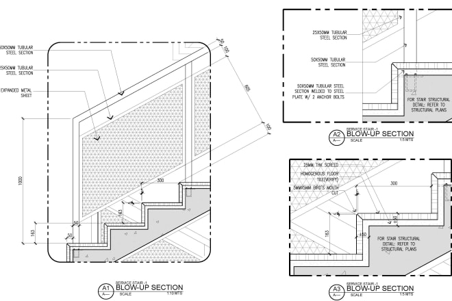 I will do architectural and construction 2d cad drawings