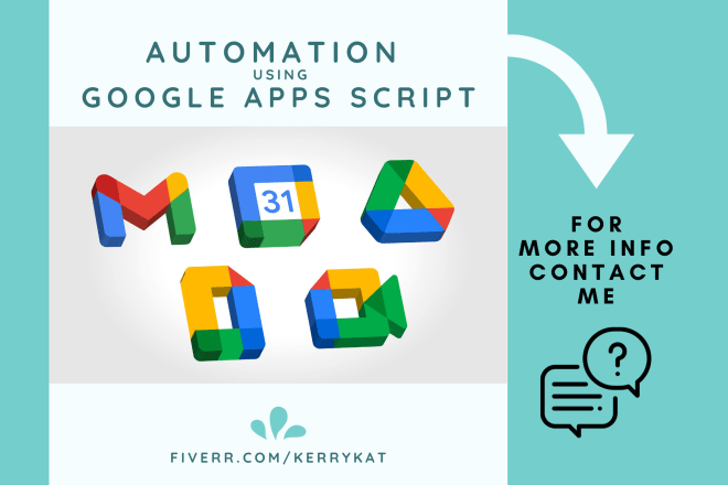 I will do automation using google apps script